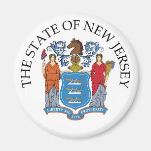 New Jersey-Zeichen Magnet
