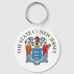 New Jersey-Zeichen Schlüsselanhänger