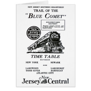 New-Jersey zentraler blauer Kometen-Zug