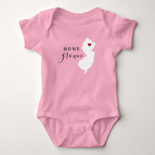 New Jersey Zuhause Grown Staat T-Shirt Baby Strampler