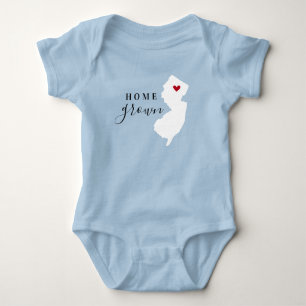 New Jersey Zuhause Grown Staat T-Shirt Baby Strampler