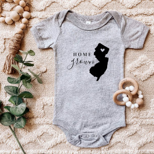 New Jersey Zuhause Grown Staat T-Shirt Baby Strampler