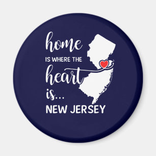 New Jersey Zuhause ist das Herz Magnet