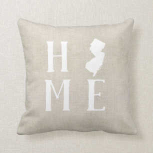 New Jersey Zuhause Staat Throw Kissen