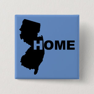 New Jersey Zuhause weit weg vom Bundesstaat Button