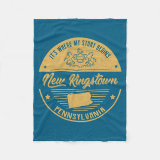 New Kingstown Pennsylvania Hier beginnt meine Gesc Fleecedecke