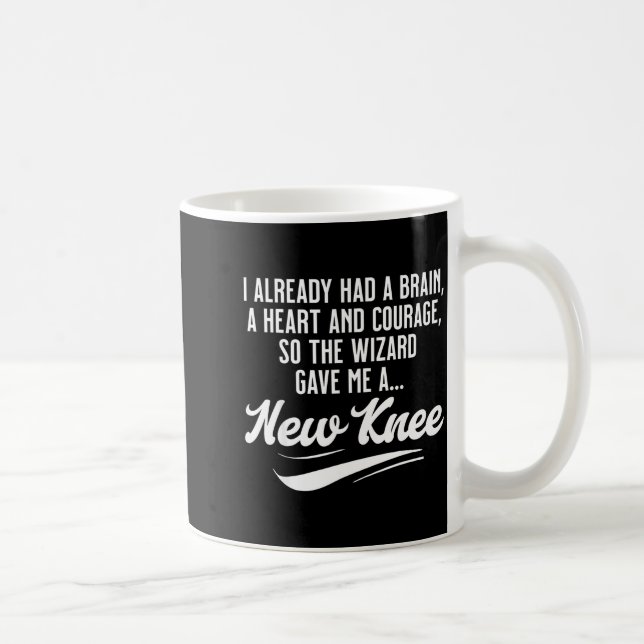 New Knee Funny Wizard Knee Replacement Surgery Rec Kaffeetasse (Rechts)