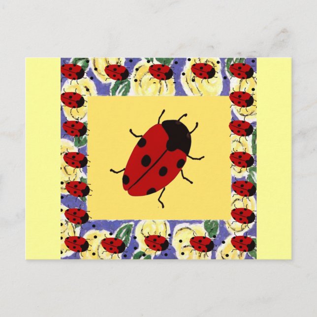 New Lady Bugs Postkarte (Vorderseite)