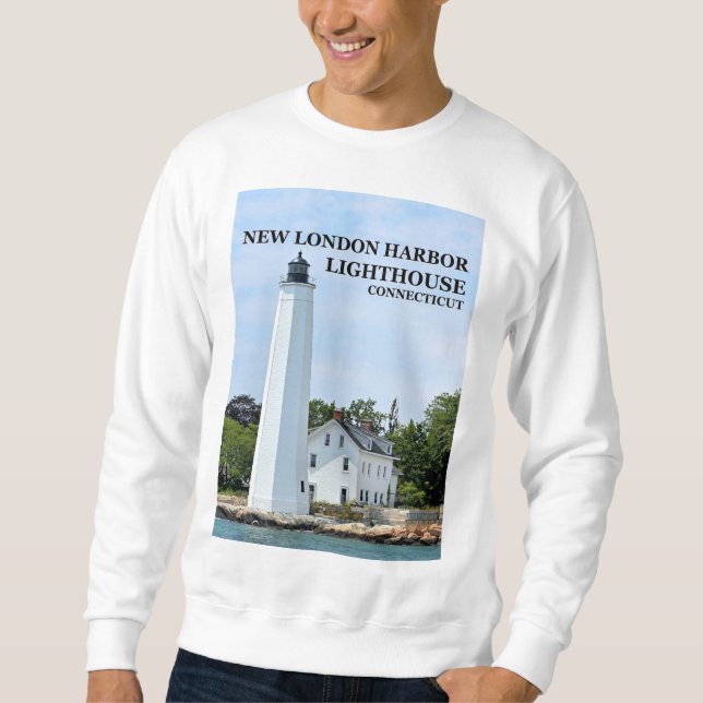 New London Harbour Lighthouse, CT Sweatshirt (Vorderseite)