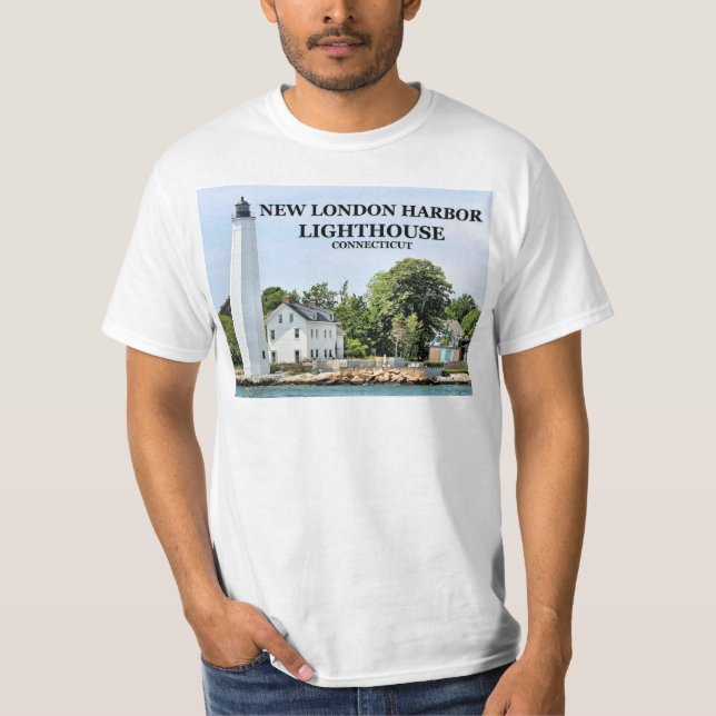 New London Harbour Lighthouse, CT T - Shirt (Vorderseite)