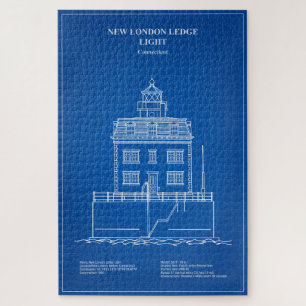 New London Ledge Lighthouse - Connecticut - AD