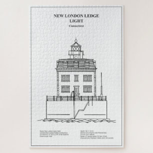 New London Ledge Lighthouse - Connecticut - BD