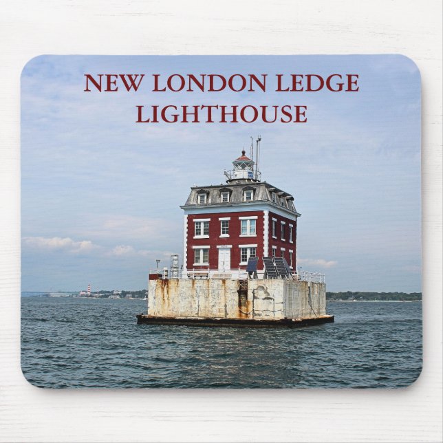 New London Ledge Lighthouse, Connecticut Mousepad (Vorne)