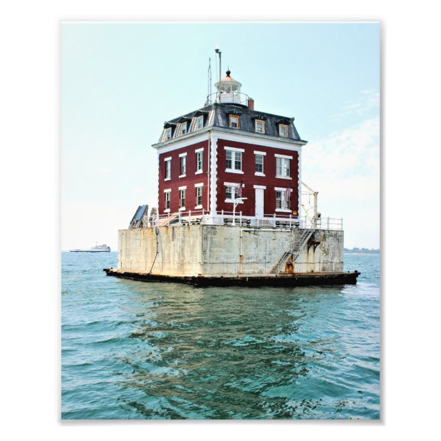 New London Ledge Lighthouse, CT Foto Print (Vorne)