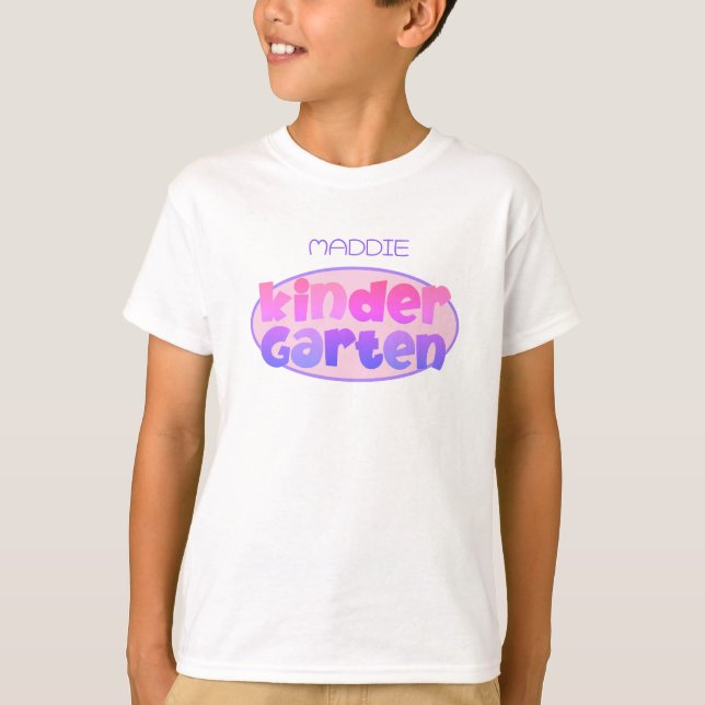 New Low Price! Cute, PERSONALIZED Kindergarten  T-Shirt (Vorderseite)
