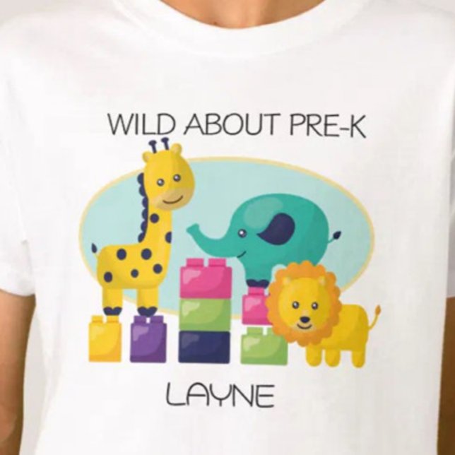 New Low Price! Cute, PERSONALIZED Pre-K T-Shirt (Von Creator hochgeladen)