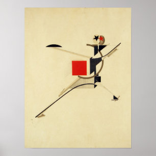 New Man by El Lissitzky Abstrakt Poster