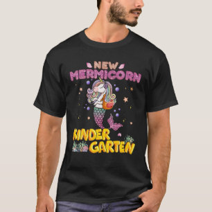 New Mermicorn Kindergarten Mermaid Unicorn Kinder T-Shirt