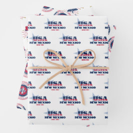New Mexico, 50 Staaten, Liberty Bell Geschenkpapier Set