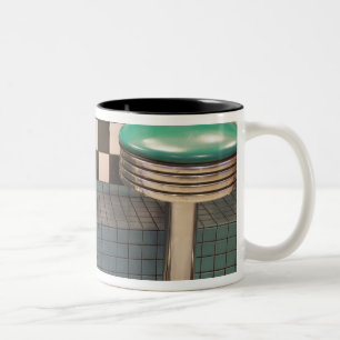 New Mexico, Albuquerque. Der 66 Diner entlang Zweifarbige Tasse