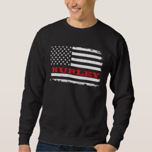 New Mexico American Flag Hurley Usa Patriotic Souv Sweatshirt