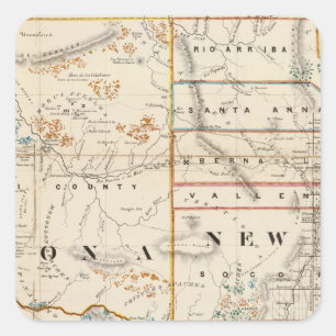 New Mexico, Arizona Quadratischer Aufkleber