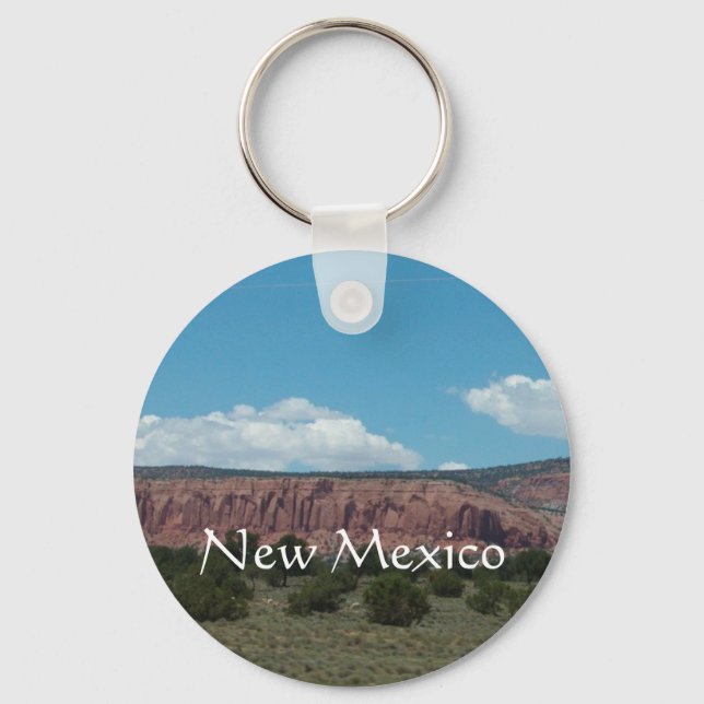 New Mexico Berglandschaft Schlüsselanhänger (Vorderseite)