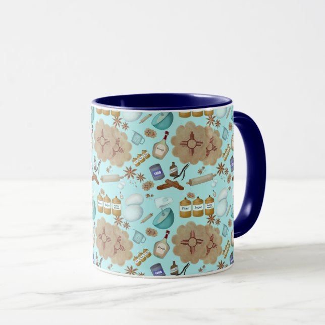 New Mexico Biscochito Cookies Zia Sun Tasse (VorderseiteRechts)
