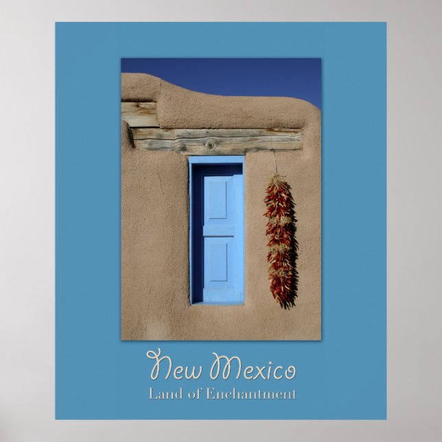 New Mexico Blue Window Poster (Vorne)