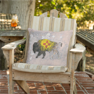 New Mexico Buffalo Spirit Kissen