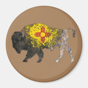 New Mexico Buffalo Spirit Magnet