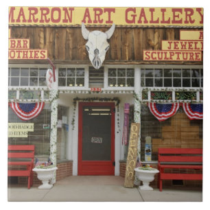 New Mexico, Cimarron. Cimarron Kunstgalerie, New Fliese