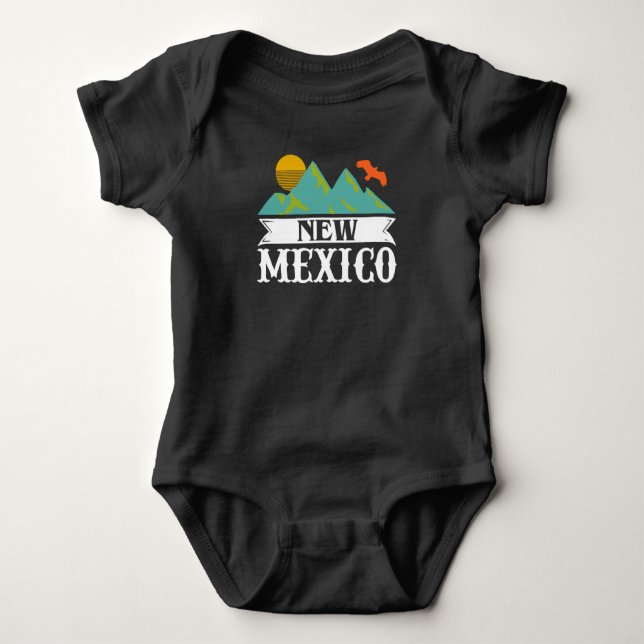 New Mexico Cinco De Mayo Baby Strampler (Vorderseite)