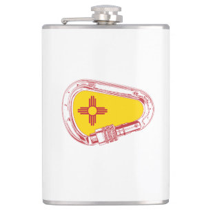 New Mexico Climbing Carabiner Flachmann
