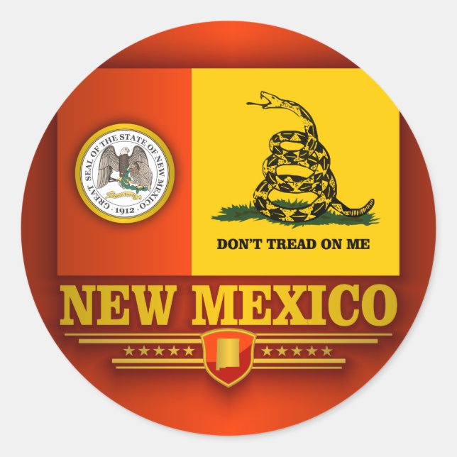 New Mexico (DTOM) Aufkleber (Vorderseite)