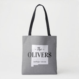 New Mexico Family Monogram Staat Totbeutel Tasche
