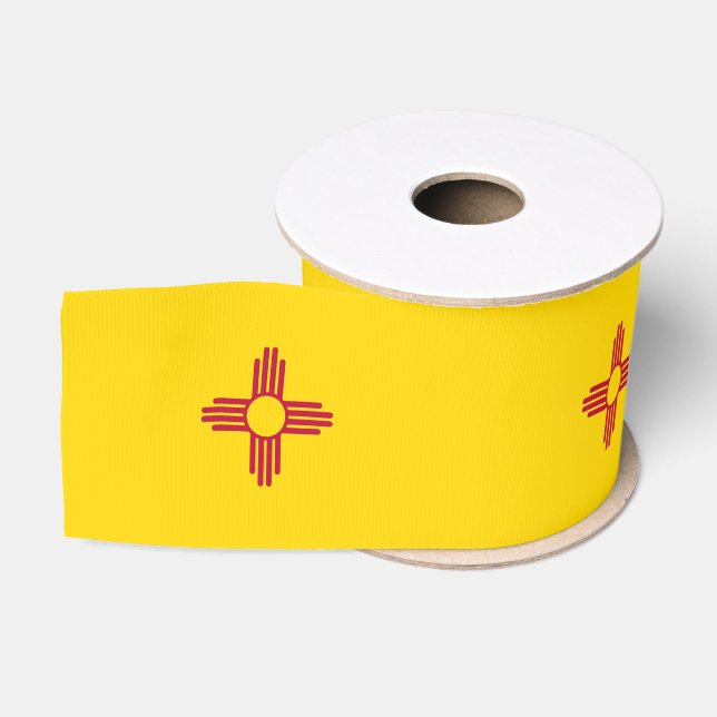 New Mexico Flag & America Staaten USA - Reise/Spor Ripsband (Spule)
