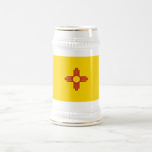 NEW MEXICO FLAG BIERGLAS