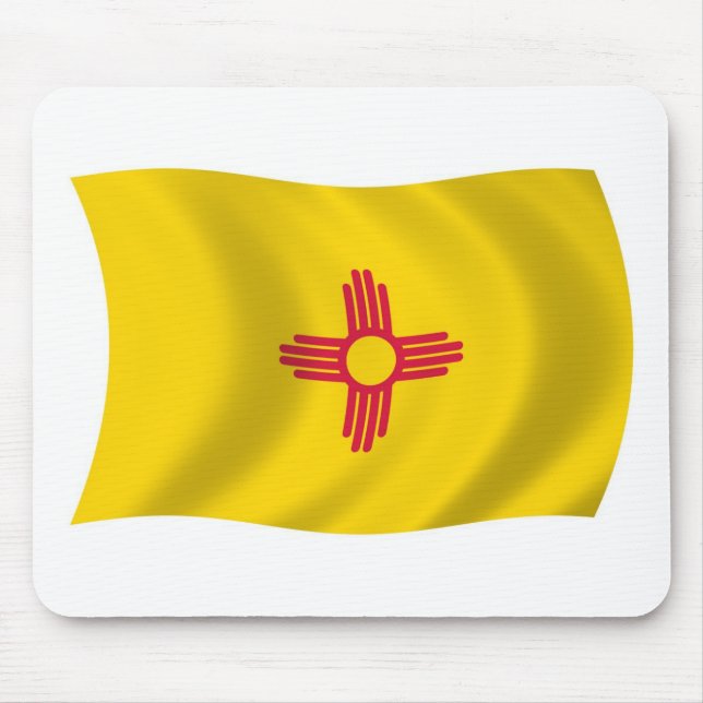 New Mexico Flag Mauspad (Vorne)