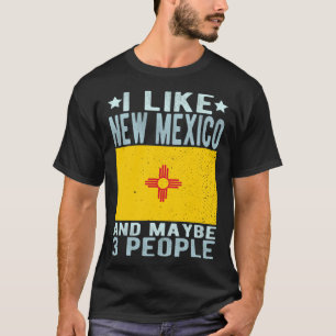 New Mexico Flag Staat ich mag New Mexico T-Shirt