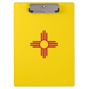 New-Mexico-Flagge Klemmbrett