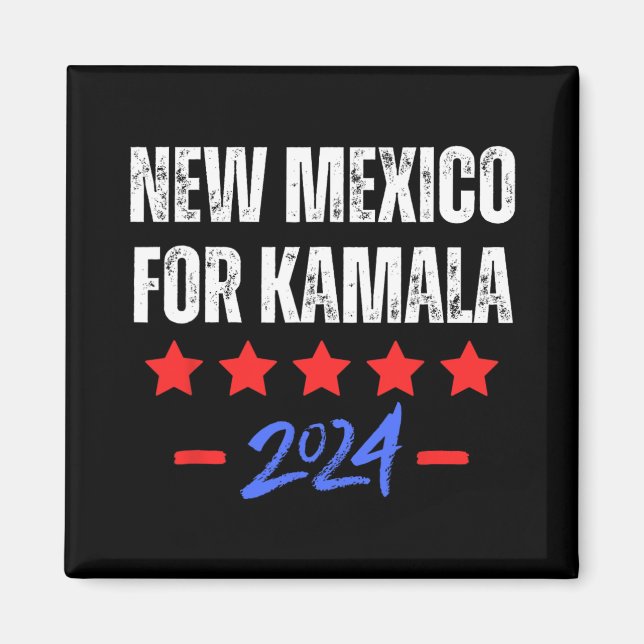New Mexico For Kamala 2024 Dnc Kamala Harris Suprt Magnet (Vorne)