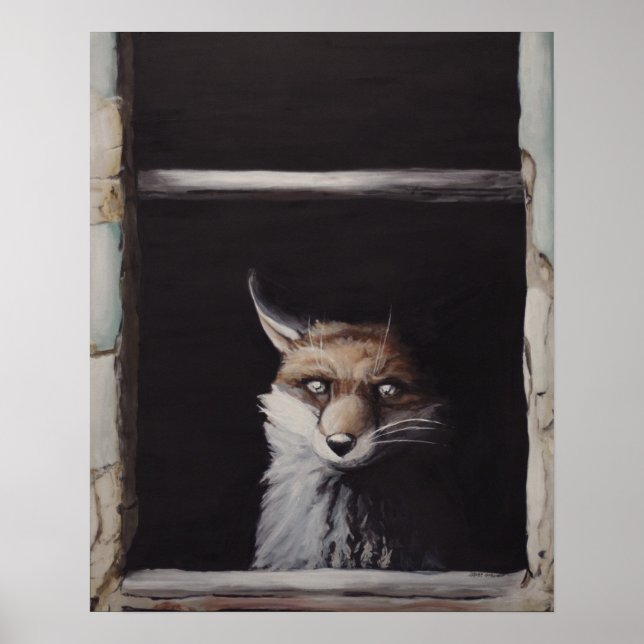 New Mexico - Fuchs Pop Surrealismus Poster (Vorne)