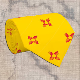 New Mexico Krawatte, Mode USA, Mexiko Flaggengesch Krawatte