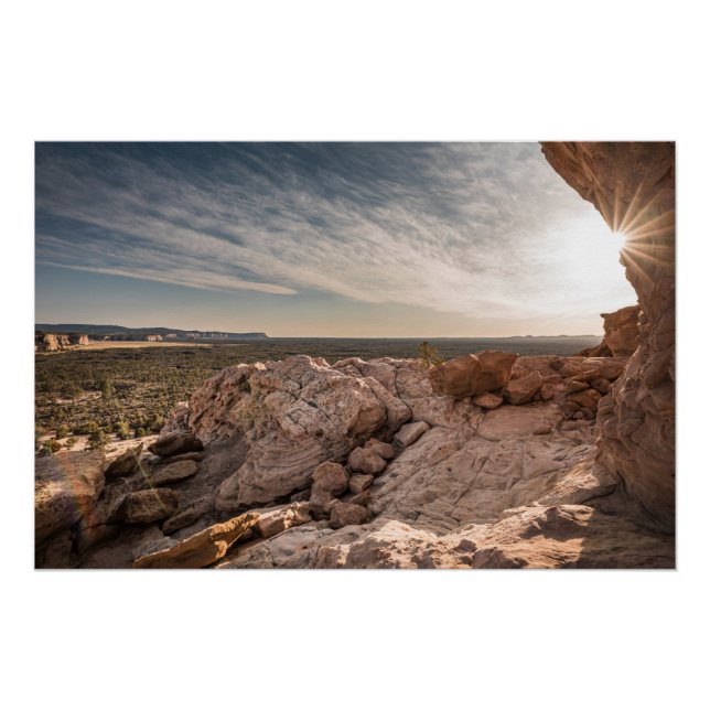 New Mexico Landscape Foto Poster (Vorderseite)