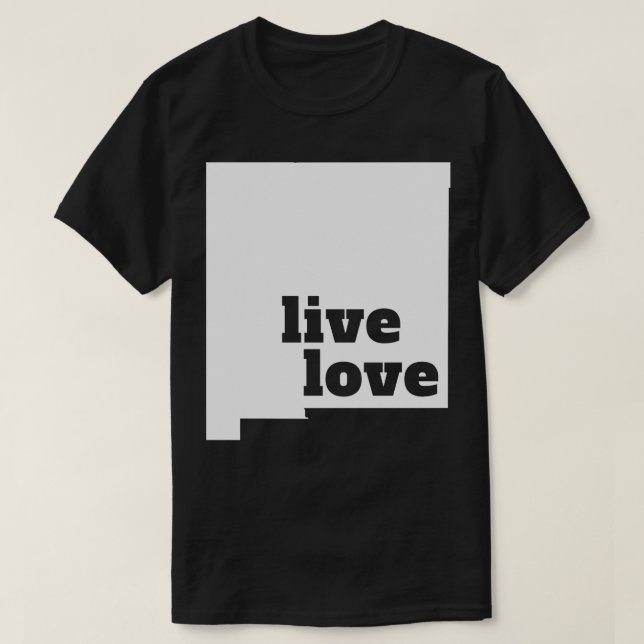 New Mexico Live Liebe New Mexico T-Shirt (Design vorne)