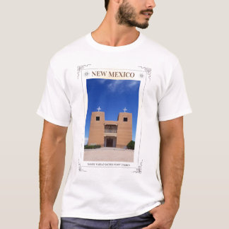 New Mexico Nambe' Pueblo Sakrale Herzkirche T-Shirt