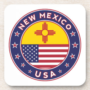 New Mexico, New Mexico Aufkleber, Telefongehäuse Getränkeuntersetzer