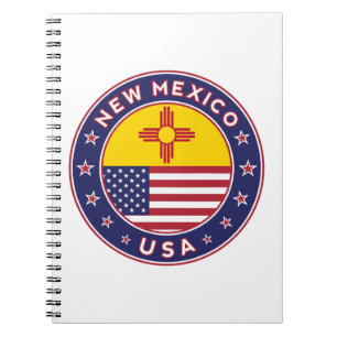 New Mexico, New Mexico Aufkleber, Telefongehäuse Notizblock