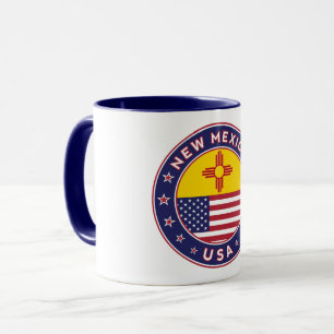 New Mexico, New Mexico Aufkleber, Telefongehäuse Tasse
